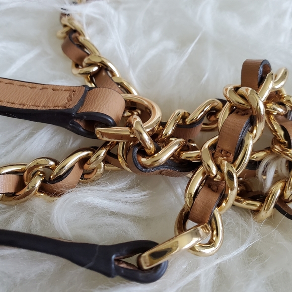 Sold Tory burch tan leather crossbody purse bag - Picture 7 of 9